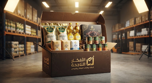 صورة توضيحية لخدمات السلال الغذائية