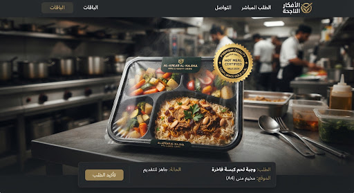 صورة توضيحية لخدمات الوجبات